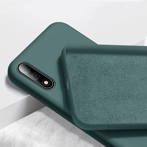 Coque Ultra Fine Silicone Souple 360 Degres Housse Etui S02 pour Huawei Y9 Prime (2019) Cyan