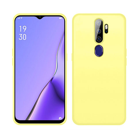 Coque Ultra Fine Silicone Souple 360 Degres Housse Etui S02 pour Oppo A11 Jaune