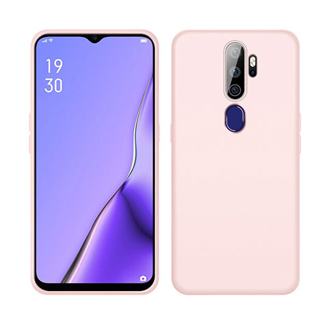 Coque Ultra Fine Silicone Souple 360 Degres Housse Etui S02 pour Oppo A11 Rose