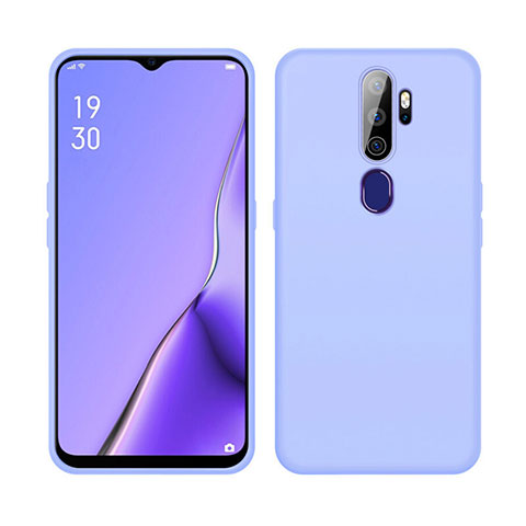 Coque Ultra Fine Silicone Souple 360 Degres Housse Etui S02 pour Oppo A11 Violet