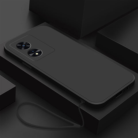 Coque Ultra Fine Silicone Souple 360 Degres Housse Etui S02 pour Oppo A98 5G Noir