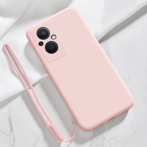 Coque Ultra Fine Silicone Souple 360 Degres Housse Etui S02 pour Oppo F21 Pro 5G Rose