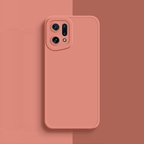 Coque Ultra Fine Silicone Souple 360 Degres Housse Etui S02 pour Oppo Find X5 Pro 5G Rose