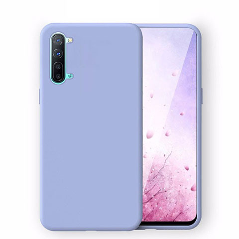 Coque Ultra Fine Silicone Souple 360 Degres Housse Etui S02 pour Oppo K7 5G Bleu Ciel