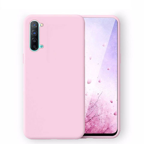 Coque Ultra Fine Silicone Souple 360 Degres Housse Etui S02 pour Oppo K7 5G Rose