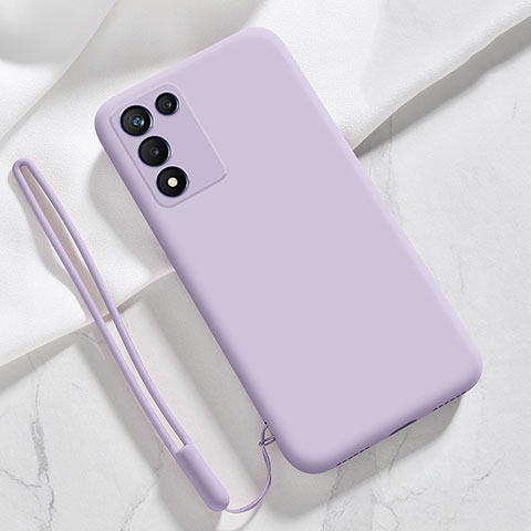 Coque Ultra Fine Silicone Souple 360 Degres Housse Etui S02 pour Oppo K9S 5G Violet Clair