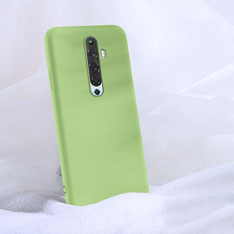 Coque Ultra Fine Silicone Souple 360 Degres Housse Etui S02 pour Oppo Reno2 Z Vert