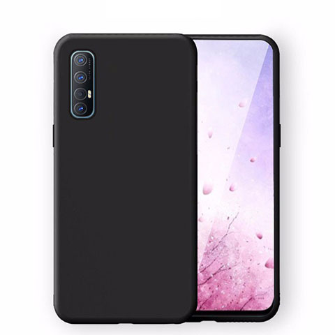 Coque Ultra Fine Silicone Souple 360 Degres Housse Etui S02 pour Oppo Reno3 Pro Noir