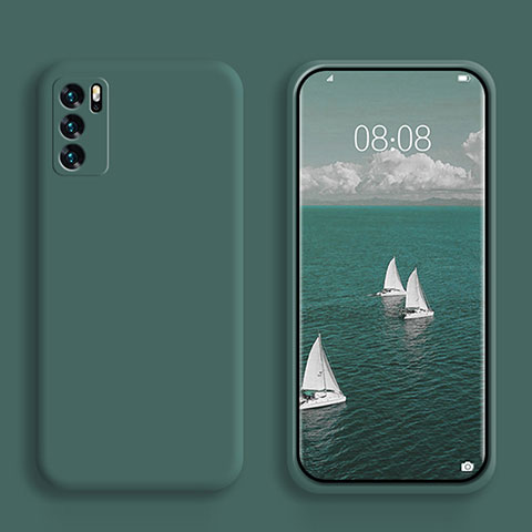 Coque Ultra Fine Silicone Souple 360 Degres Housse Etui S02 pour Oppo Reno6 5G Vert Nuit