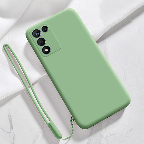 Coque Ultra Fine Silicone Souple 360 Degres Housse Etui S02 pour Realme 9 SE 5G Pastel Vert