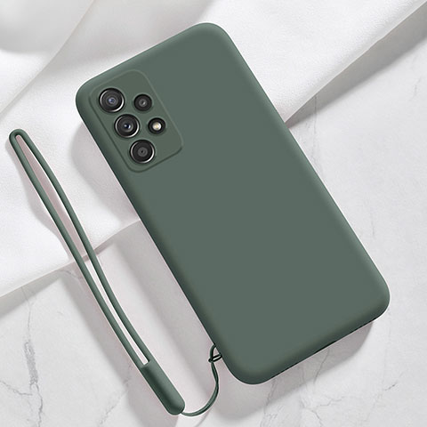 Coque Ultra Fine Silicone Souple 360 Degres Housse Etui S02 pour Samsung Galaxy A23 4G Vert Nuit