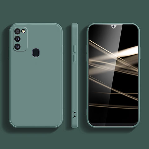 Coque Ultra Fine Silicone Souple 360 Degres Housse Etui S02 pour Samsung Galaxy M30s Vert Nuit