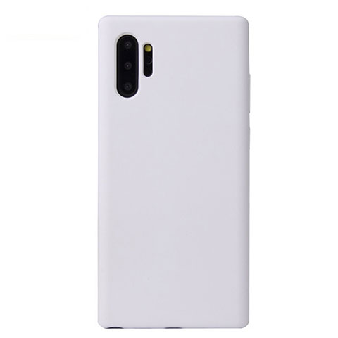 Coque Ultra Fine Silicone Souple 360 Degres Housse Etui S02 pour Samsung Galaxy Note 10 Plus 5G Blanc