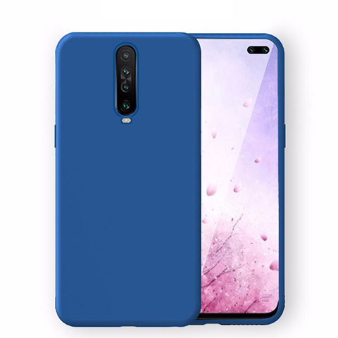 Coque Ultra Fine Silicone Souple 360 Degres Housse Etui S02 pour Xiaomi Redmi K30i 5G Bleu