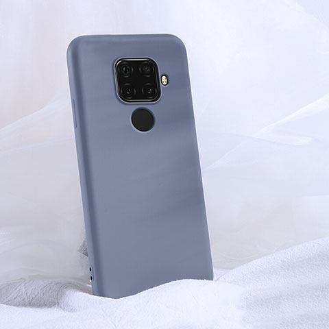 Coque Ultra Fine Silicone Souple 360 Degres Housse Etui S03 pour Huawei Nova 5i Pro Gris