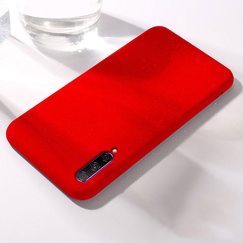 Coque Ultra Fine Silicone Souple 360 Degres Housse Etui S03 pour Huawei P Smart Pro (2019) Rouge