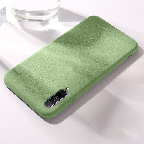 Coque Ultra Fine Silicone Souple 360 Degres Housse Etui S03 pour Huawei Y9s Vert