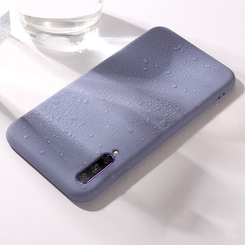 Coque Ultra Fine Silicone Souple 360 Degres Housse Etui S03 pour Huawei Y9s Violet