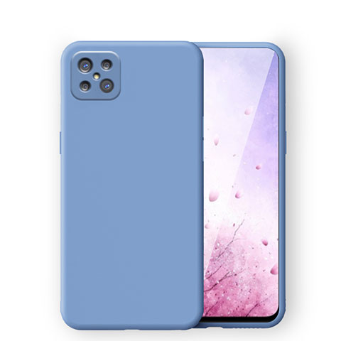 Coque Ultra Fine Silicone Souple 360 Degres Housse Etui S03 pour Oppo A92s 5G Bleu