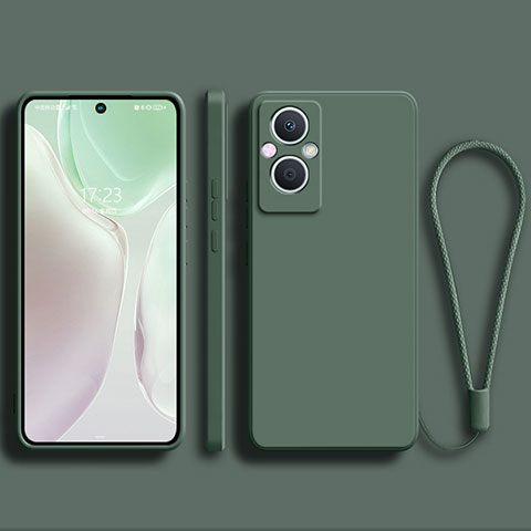 Coque Ultra Fine Silicone Souple 360 Degres Housse Etui S03 pour Oppo F21 Pro 5G Vert Nuit