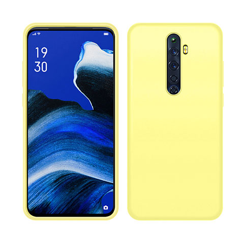 Coque Ultra Fine Silicone Souple 360 Degres Housse Etui S03 pour Oppo Reno2 Z Jaune