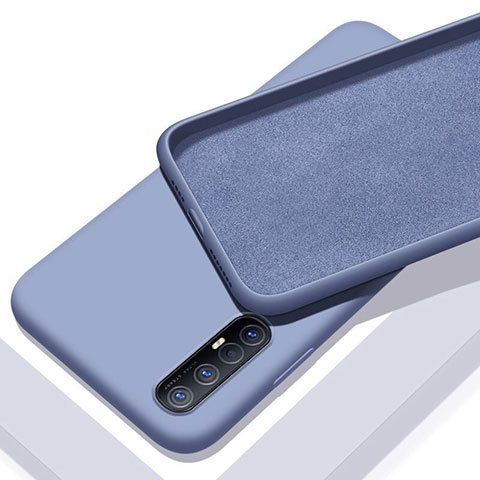 Coque Ultra Fine Silicone Souple 360 Degres Housse Etui S03 pour Oppo Reno3 Pro Gris