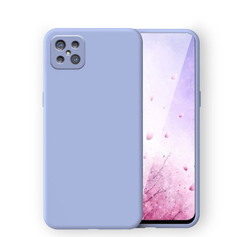 Coque Ultra Fine Silicone Souple 360 Degres Housse Etui S03 pour Oppo Reno4 Z 5G Bleu Ciel