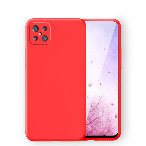 Coque Ultra Fine Silicone Souple 360 Degres Housse Etui S03 pour Oppo Reno4 Z 5G Rouge