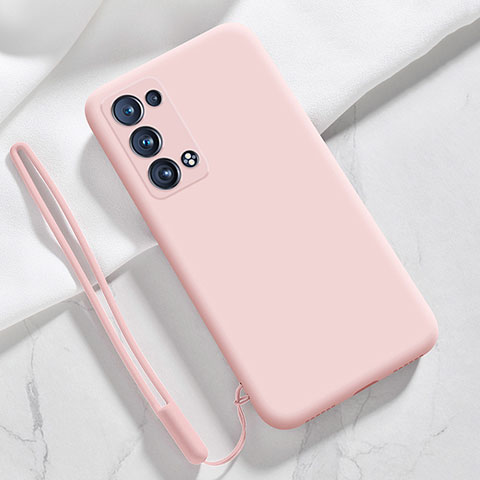 Coque Ultra Fine Silicone Souple 360 Degres Housse Etui S03 pour Oppo Reno6 Pro 5G Rose