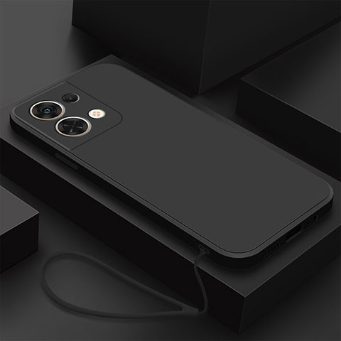 Coque Ultra Fine Silicone Souple 360 Degres Housse Etui S03 pour Oppo Reno8 5G Noir