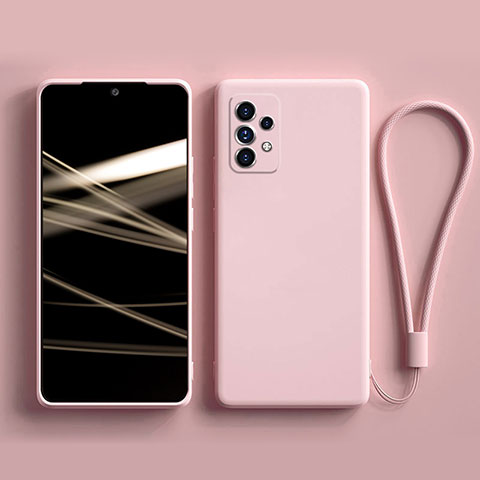 Coque Ultra Fine Silicone Souple 360 Degres Housse Etui S03 pour Samsung Galaxy A52s 5G Rose