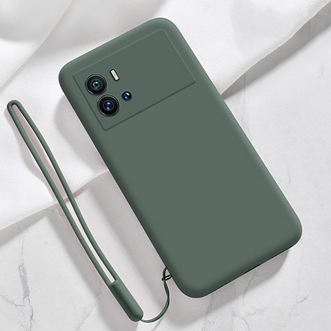 Coque Ultra Fine Silicone Souple 360 Degres Housse Etui S03 pour Vivo iQOO 9 5G Vert Nuit