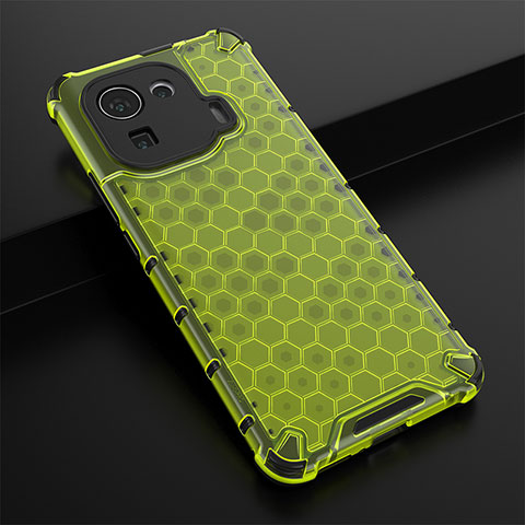 Coque Ultra Fine Silicone Souple 360 Degres Housse Etui S03 pour Xiaomi Mi 11 Pro 5G Vert