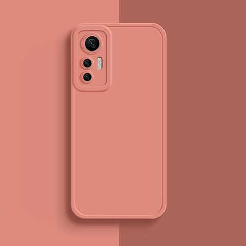 Coque Ultra Fine Silicone Souple 360 Degres Housse Etui S03 pour Xiaomi Mi 12 Pro 5G Rose