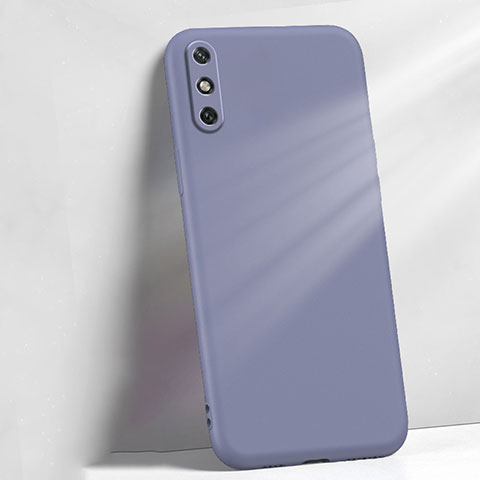 Coque Ultra Fine Silicone Souple 360 Degres Housse Etui S04 pour Huawei Enjoy 10e Gris