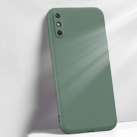 Coque Ultra Fine Silicone Souple 360 Degres Housse Etui S04 pour Huawei Enjoy 10e Vert