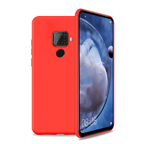 Coque Ultra Fine Silicone Souple 360 Degres Housse Etui S04 pour Huawei Mate 30 Lite Rouge