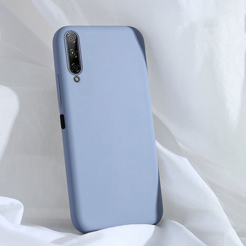 Coque Ultra Fine Silicone Souple 360 Degres Housse Etui S04 pour Huawei P Smart Pro (2019) Bleu Ciel
