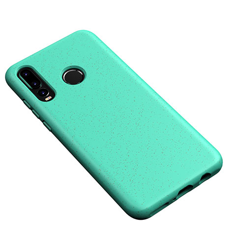 Coque Ultra Fine Silicone Souple 360 Degres Housse Etui S04 pour Huawei P30 Lite Cyan