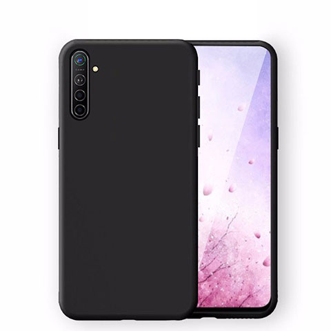 Coque Ultra Fine Silicone Souple 360 Degres Housse Etui S04 pour Realme XT Noir