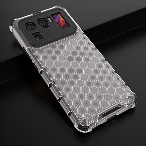 Coque Ultra Fine Silicone Souple 360 Degres Housse Etui S04 pour Xiaomi Mi 11 Ultra 5G Blanc