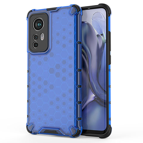 Coque Ultra Fine Silicone Souple 360 Degres Housse Etui S04 pour Xiaomi Mi 12 Pro 5G Bleu