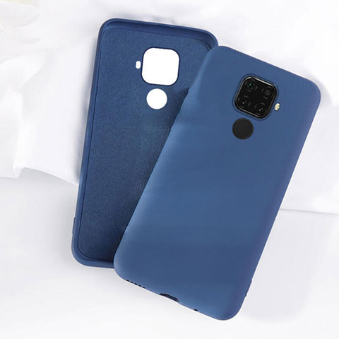 Coque Ultra Fine Silicone Souple 360 Degres Housse Etui S05 pour Huawei Mate 30 Lite Bleu