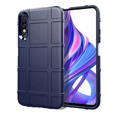 Coque Ultra Fine Silicone Souple 360 Degres Housse Etui S05 pour Huawei Y9 Prime (2019) Bleu