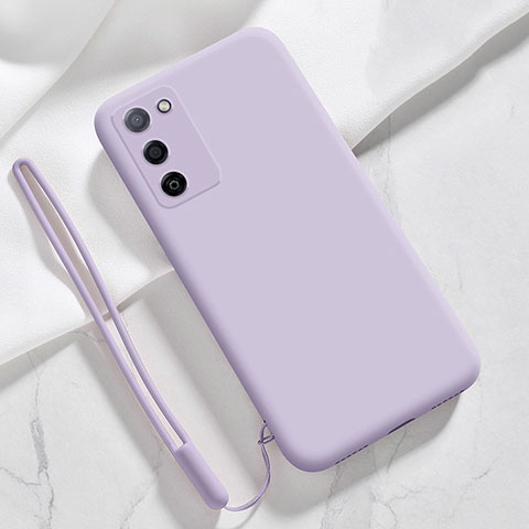 Coque Ultra Fine Silicone Souple 360 Degres Housse Etui S05 pour Oppo A53s 5G Violet Clair