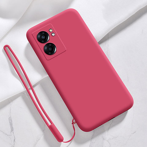 Coque Ultra Fine Silicone Souple 360 Degres Housse Etui S05 pour Oppo A77 5G Rouge