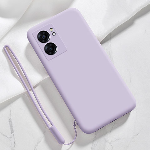 Coque Ultra Fine Silicone Souple 360 Degres Housse Etui S05 pour Oppo A77 5G Violet Clair