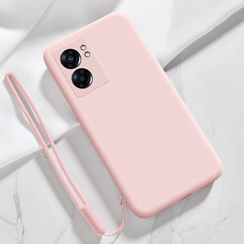 Coque Ultra Fine Silicone Souple 360 Degres Housse Etui S05 pour Oppo K10 5G India Rose