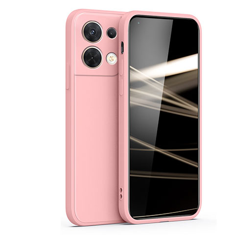 Coque Ultra Fine Silicone Souple 360 Degres Housse Etui S05 pour Oppo Reno8 Pro 5G Rose