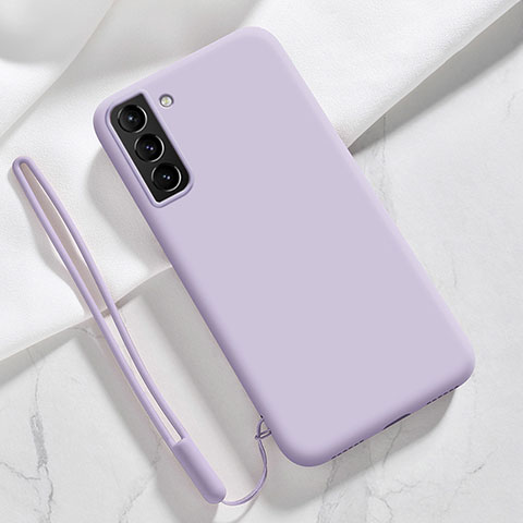 Coque Ultra Fine Silicone Souple 360 Degres Housse Etui S05 pour Samsung Galaxy S21 5G Violet